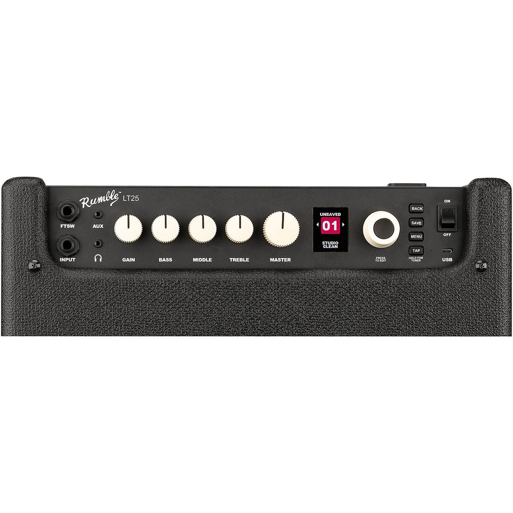 Fender Rumble LT25 25W 1x8 Bass Combo Amp Black