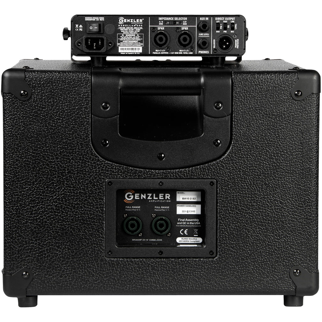 GENZLER AMPLIFICATION SERIES-2 MG350 BA10 1X10 4X2 350W Bass Combo Amplifier Black