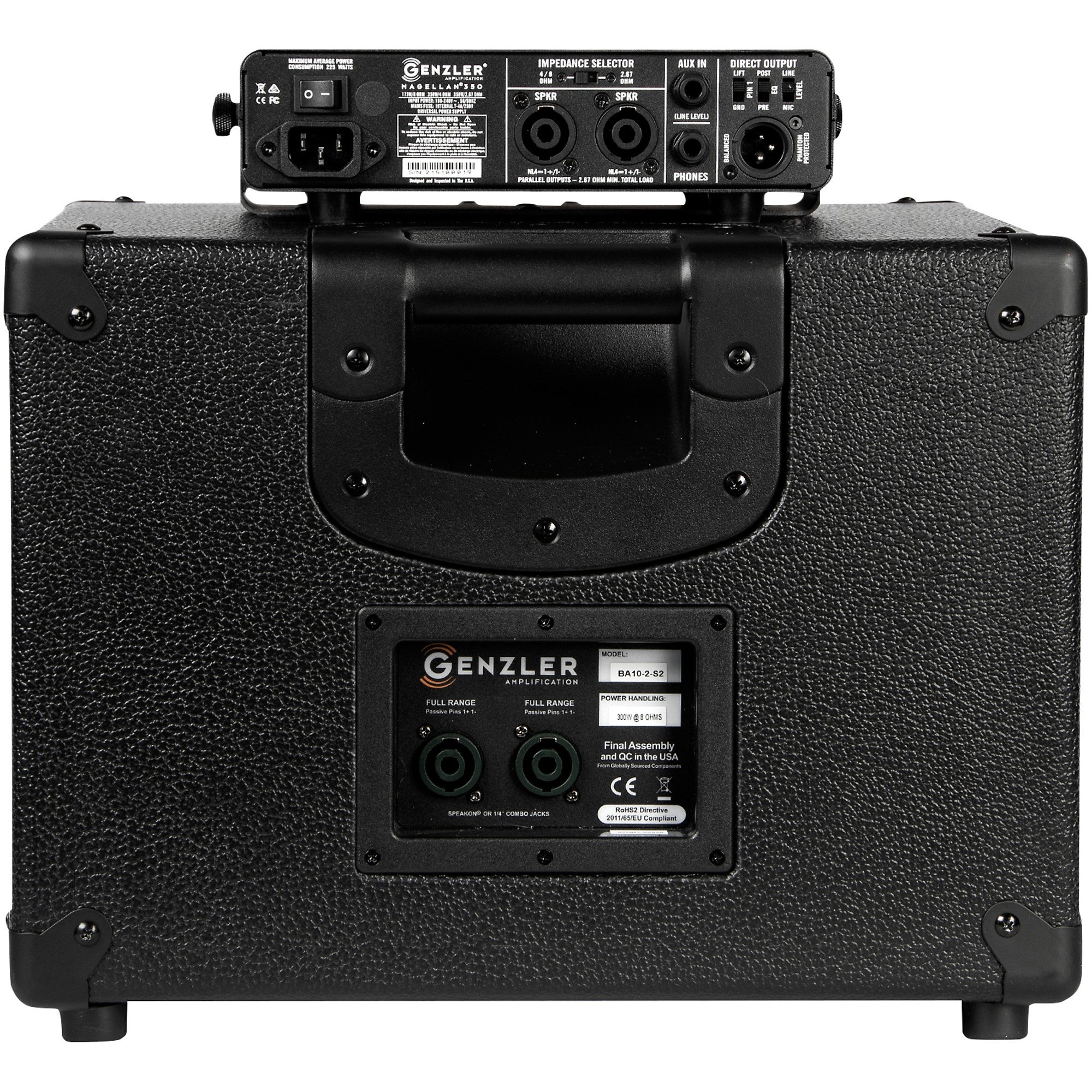 GENZLER AMPLIFICATION SERIES-2 MG350 BA10 1X10 4X2 350W Bass Combo Amplifier Black