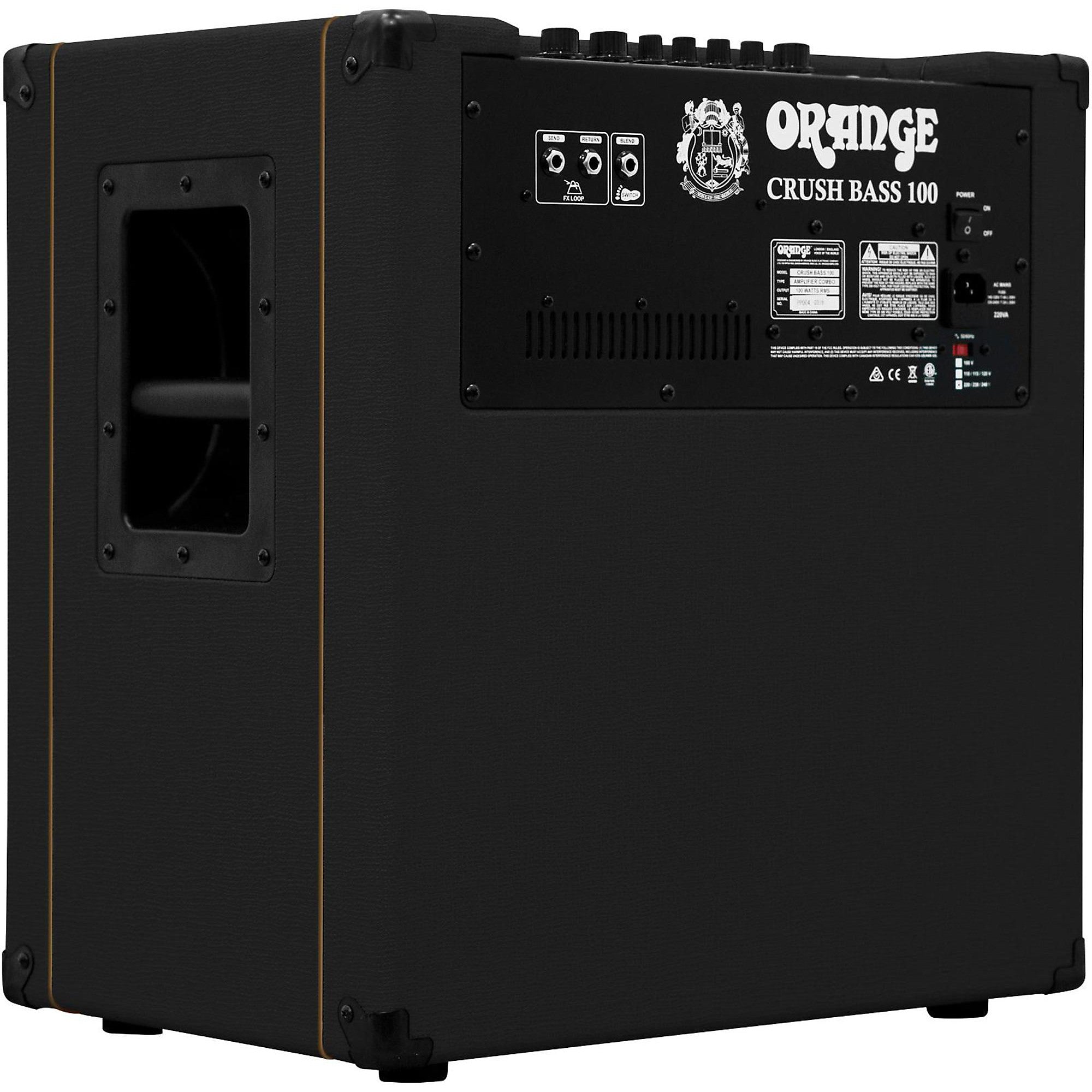 Orange Amplifiers Crush Bass 100 100W 1x15 Bass Combo Amplifier