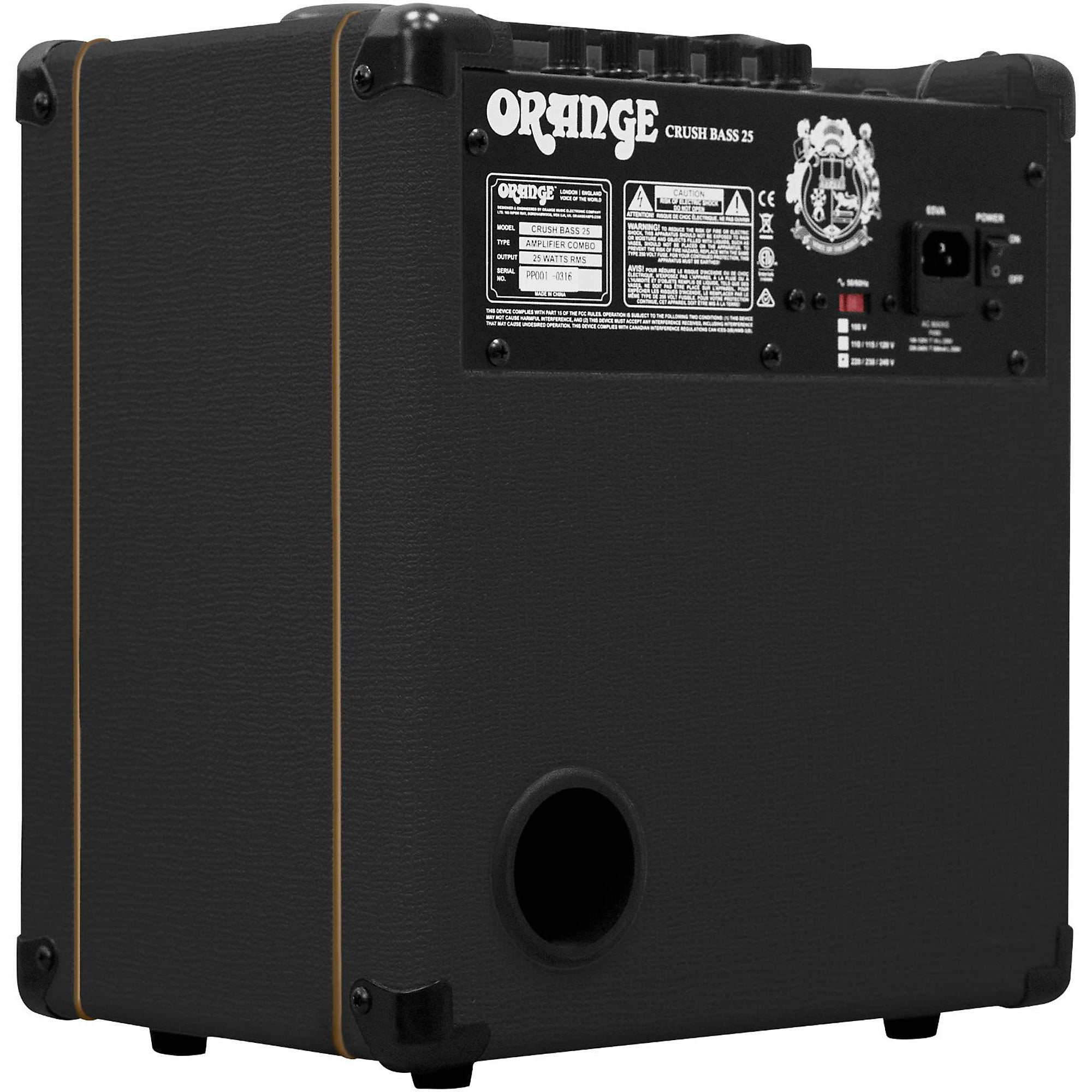 Orange Amplifiers Crush Bass 25 25W Bass Combo Amplifier