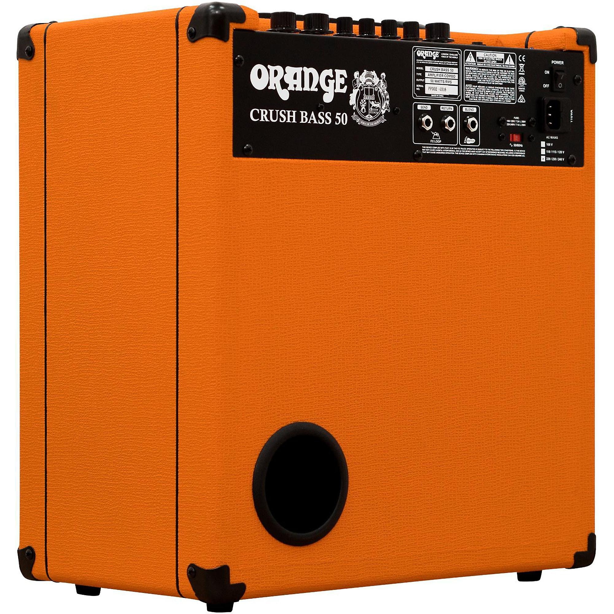 Orange Amplifiers Crush Bass 50 50W 1x12 Bass Combo Amplifier