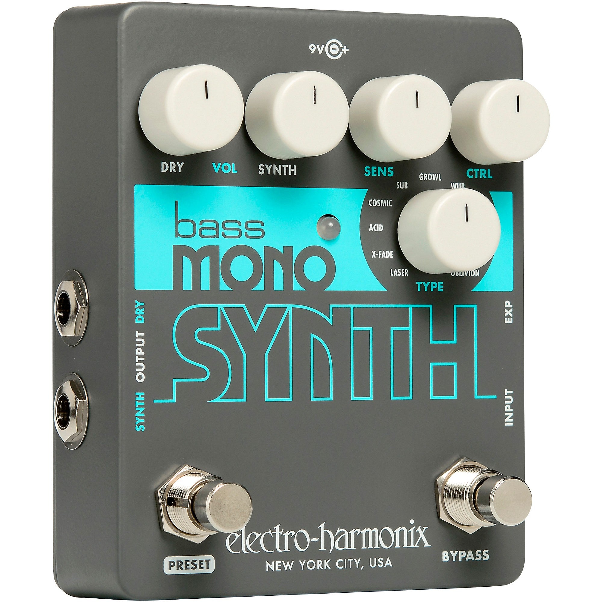 Electro-Harmonix Bass Mono Synth Bass Effects Pedal
