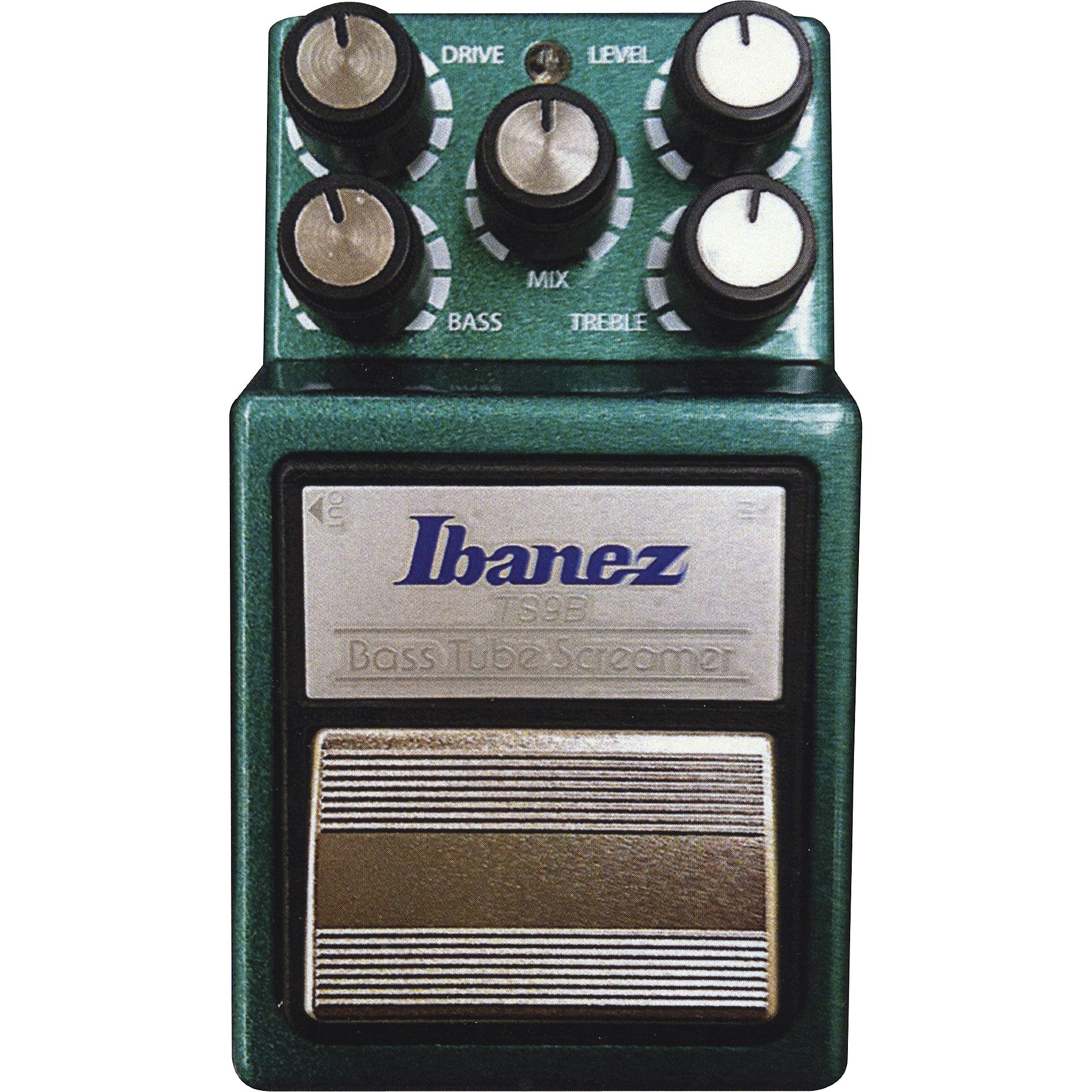 Ibanez 9 Series TS9B Bass Tube Screamer Overdrive Bass Effects Pedal Green