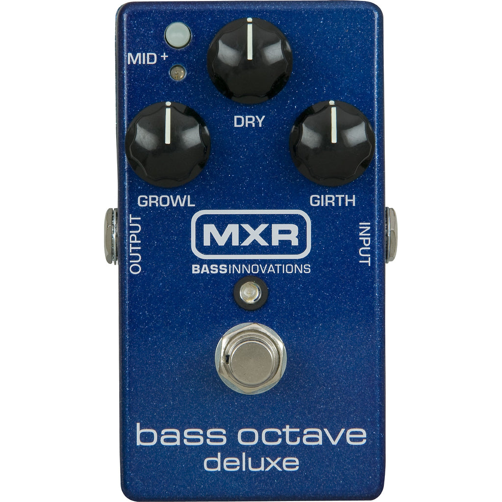 MXR M288 Bass Octave Deluxe Effects Pedal Blue Sparkle