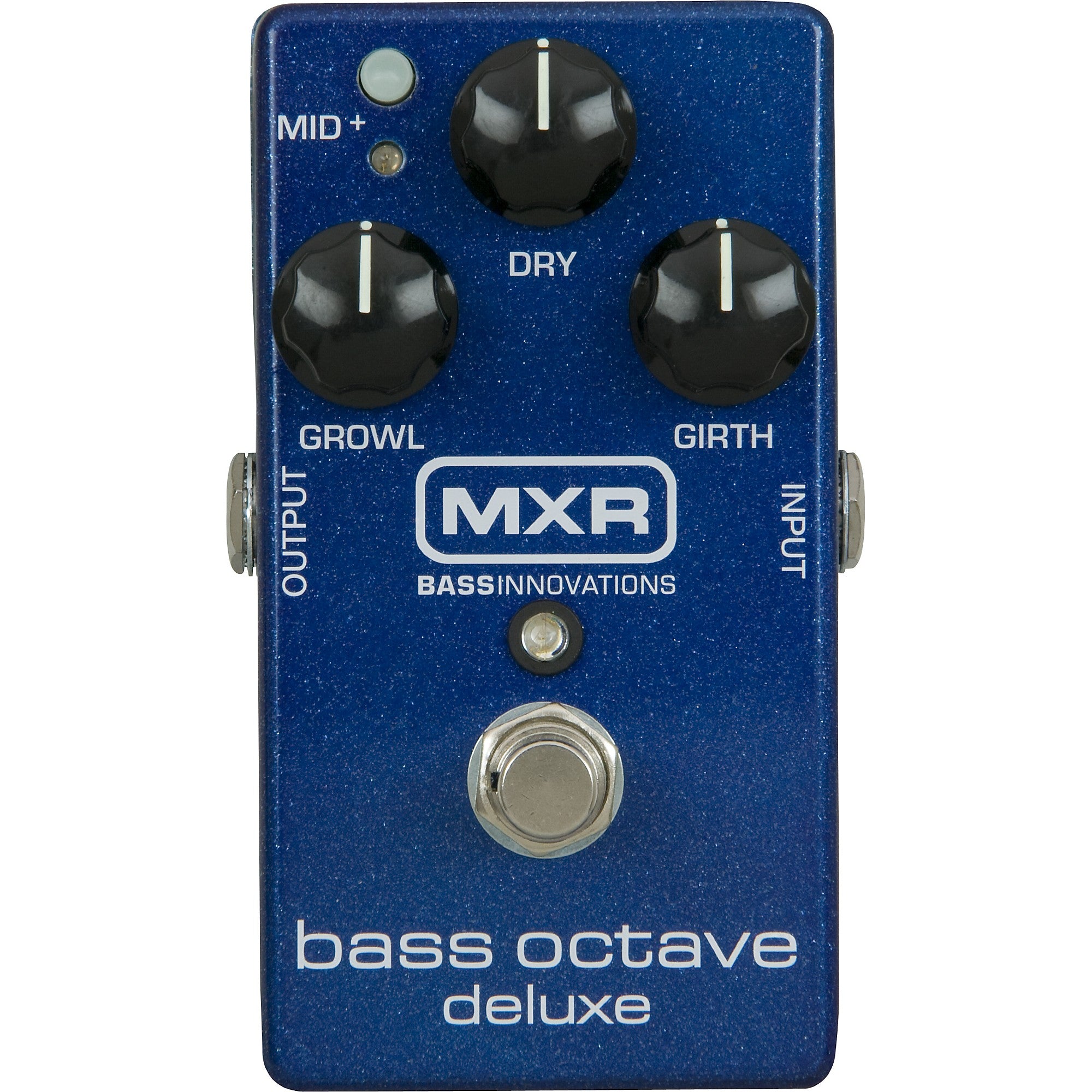 MXR M288 Bass Octave Deluxe Effects Pedal Blue Sparkle