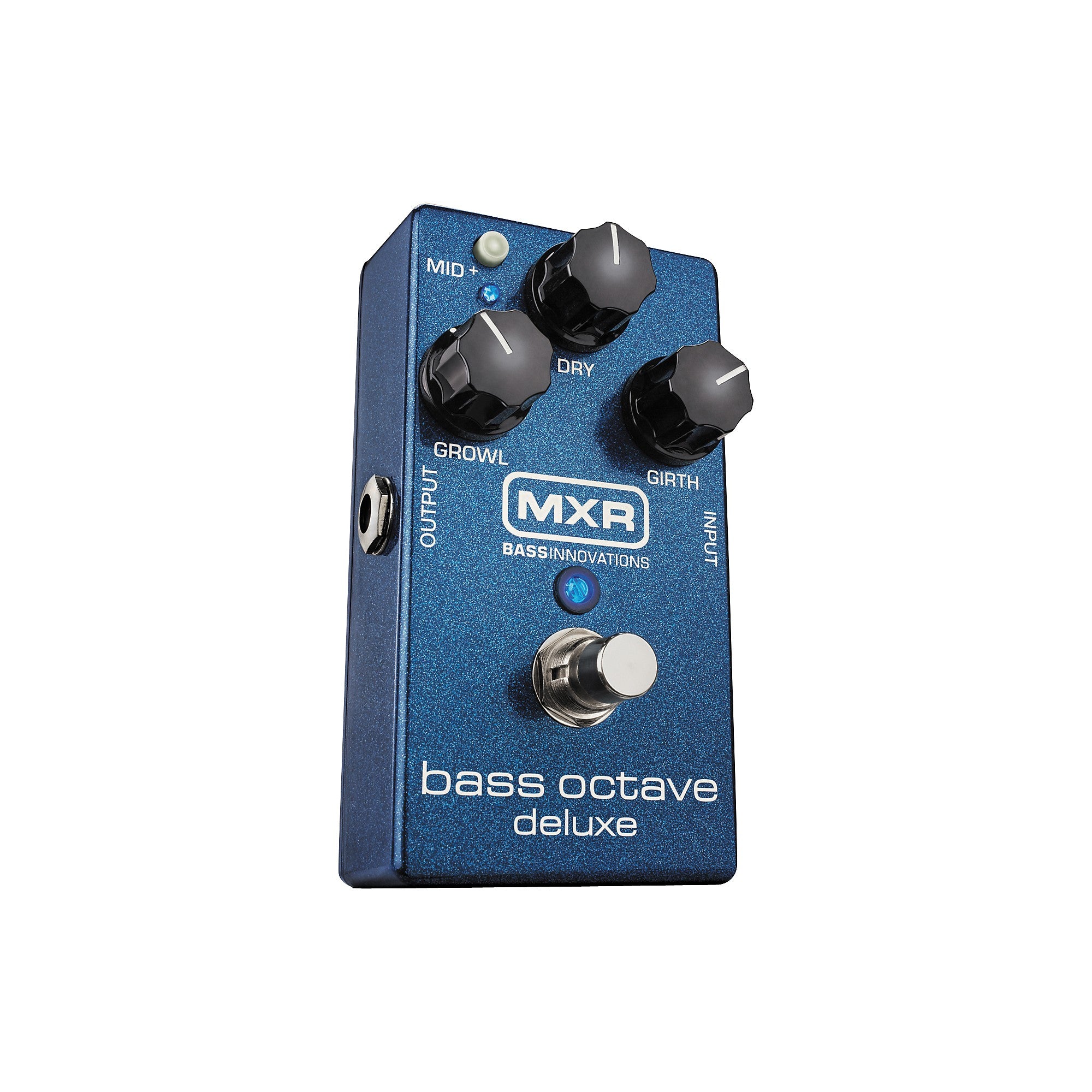 MXR M288 Bass Octave Deluxe Effects Pedal Blue Sparkle