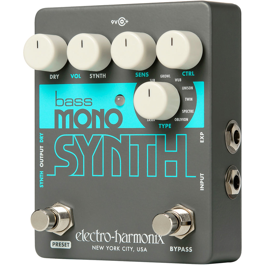 Electro-Harmonix Bass Mono Synth Bass Effects Pedal