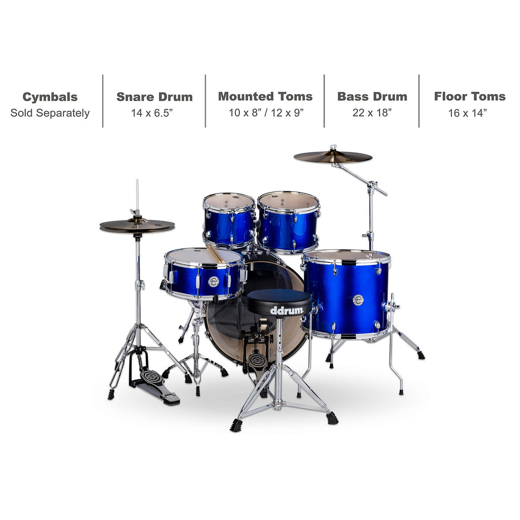 Ddrum D2 5-Piece Complete Drum Kit