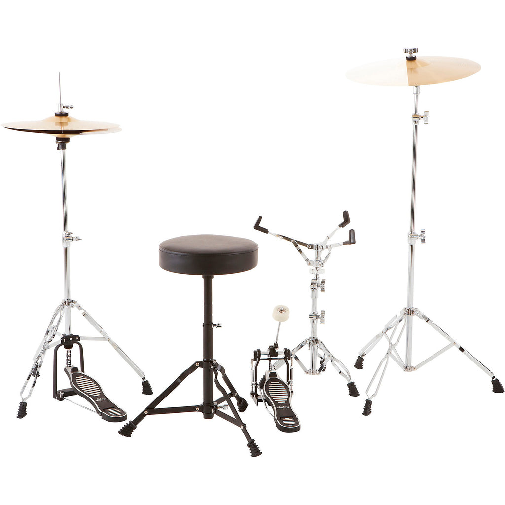 Ludwig BackBeat Complete 5-Piece Drum Set With Hardware and Cymbals
