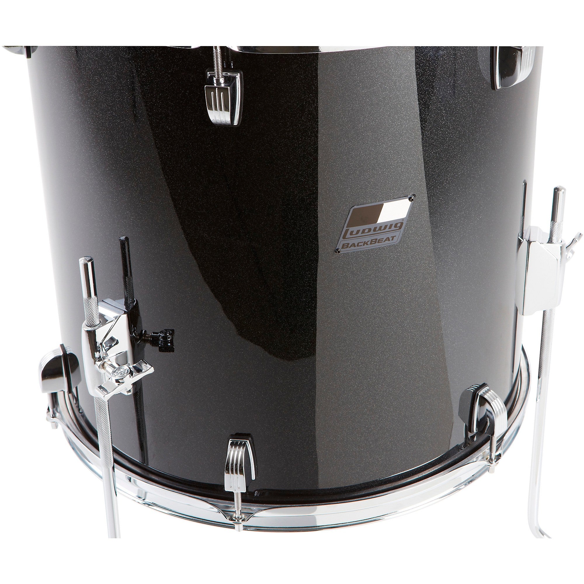 Ludwig BackBeat Complete 5-Piece Drum Set With Hardware and Cymbals