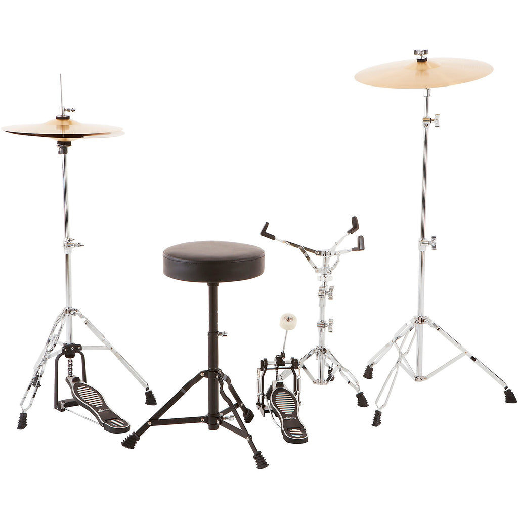 Ludwig BackBeat Complete 5-Piece Drum Set With Hardware and Cymbals