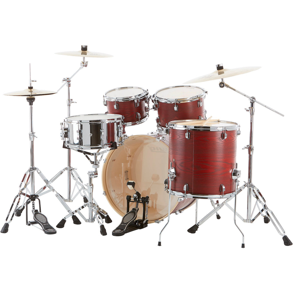 Ludwig BackBeat Elite 5-Piece Complete Drum Set With 22-inch Bass Drum, Hardware and Cymbals