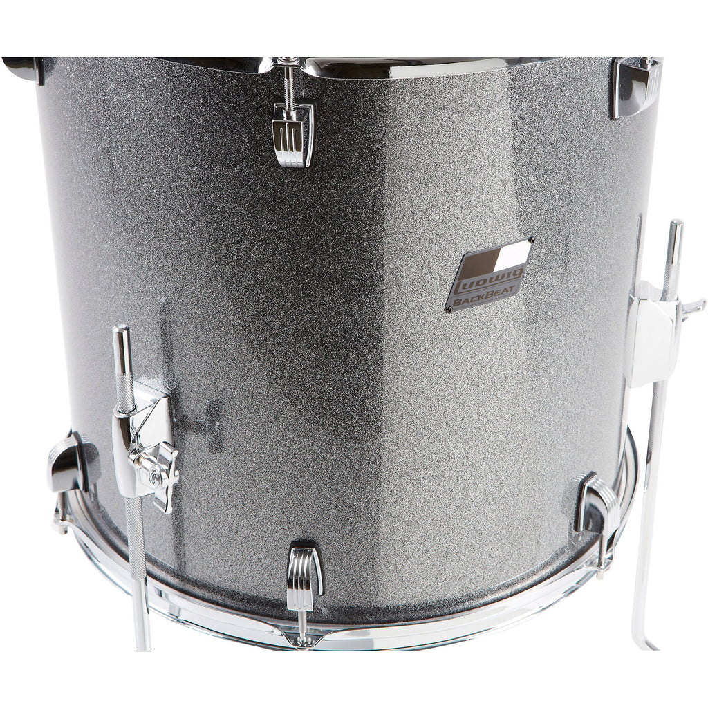 Ludwig BackBeat Complete 5-Piece Drum Set With Hardware and Cymbals