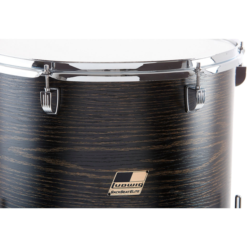 Ludwig BackBeat Elite 5-Piece Complete Drum Set With 22-inch Bass Drum, Hardware and Cymbals