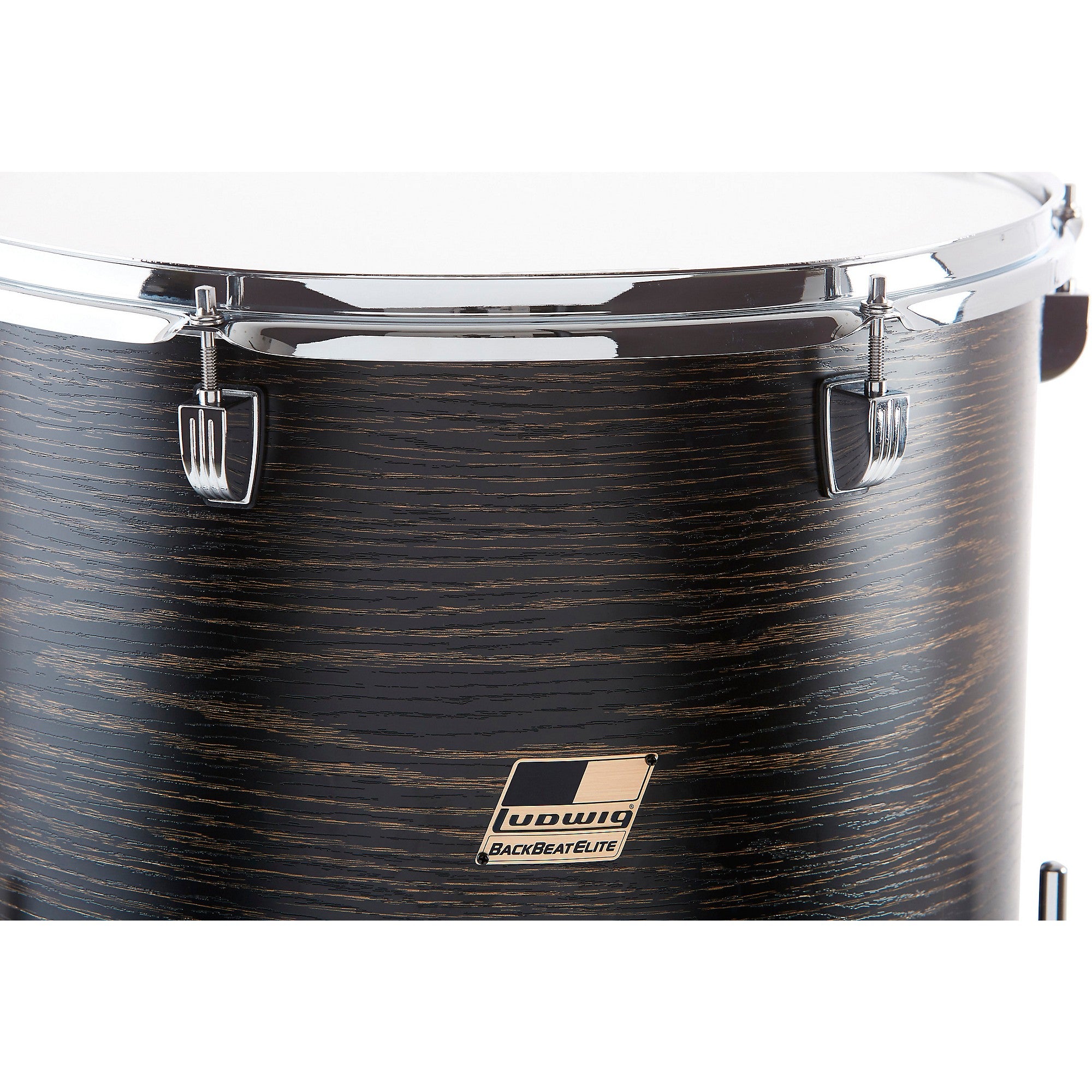 Ludwig BackBeat Elite 5-Piece Complete Drum Set With 22-inch Bass Drum, Hardware and Cymbals