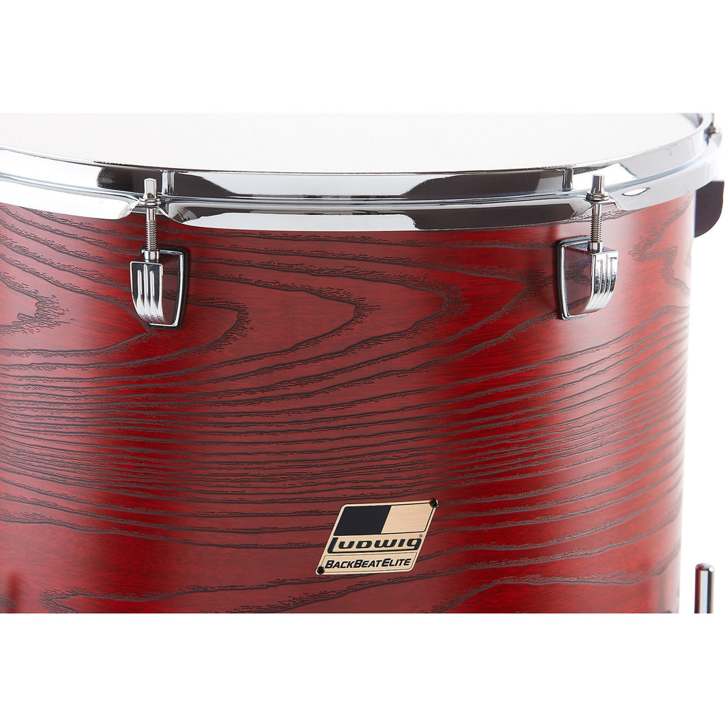 Ludwig BackBeat Elite 5-Piece Complete Drum Set With 22-inch Bass Drum, Hardware and Cymbals