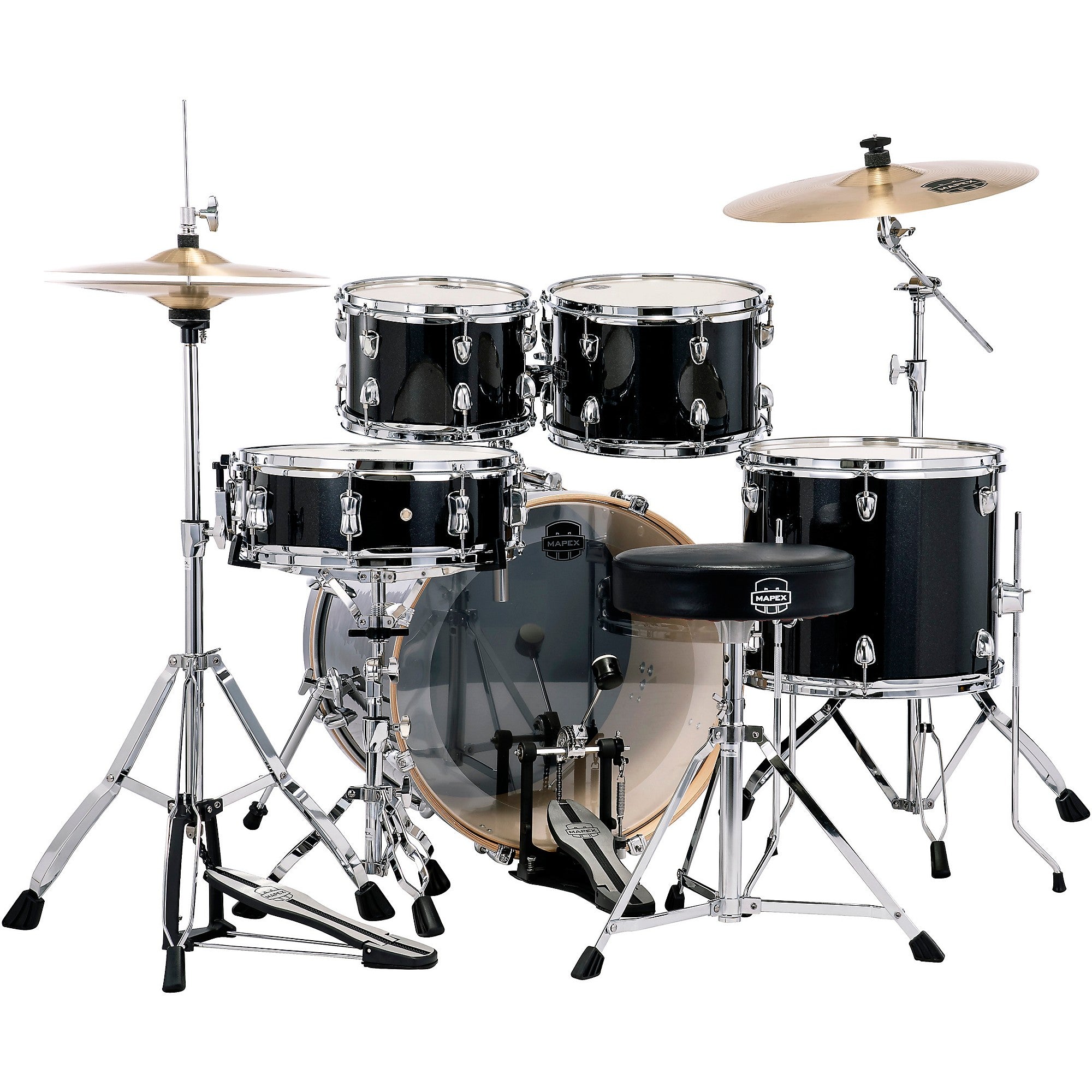 Mapex Venus 5-Piece Fusion Drum Set With Hardware and Cymbals