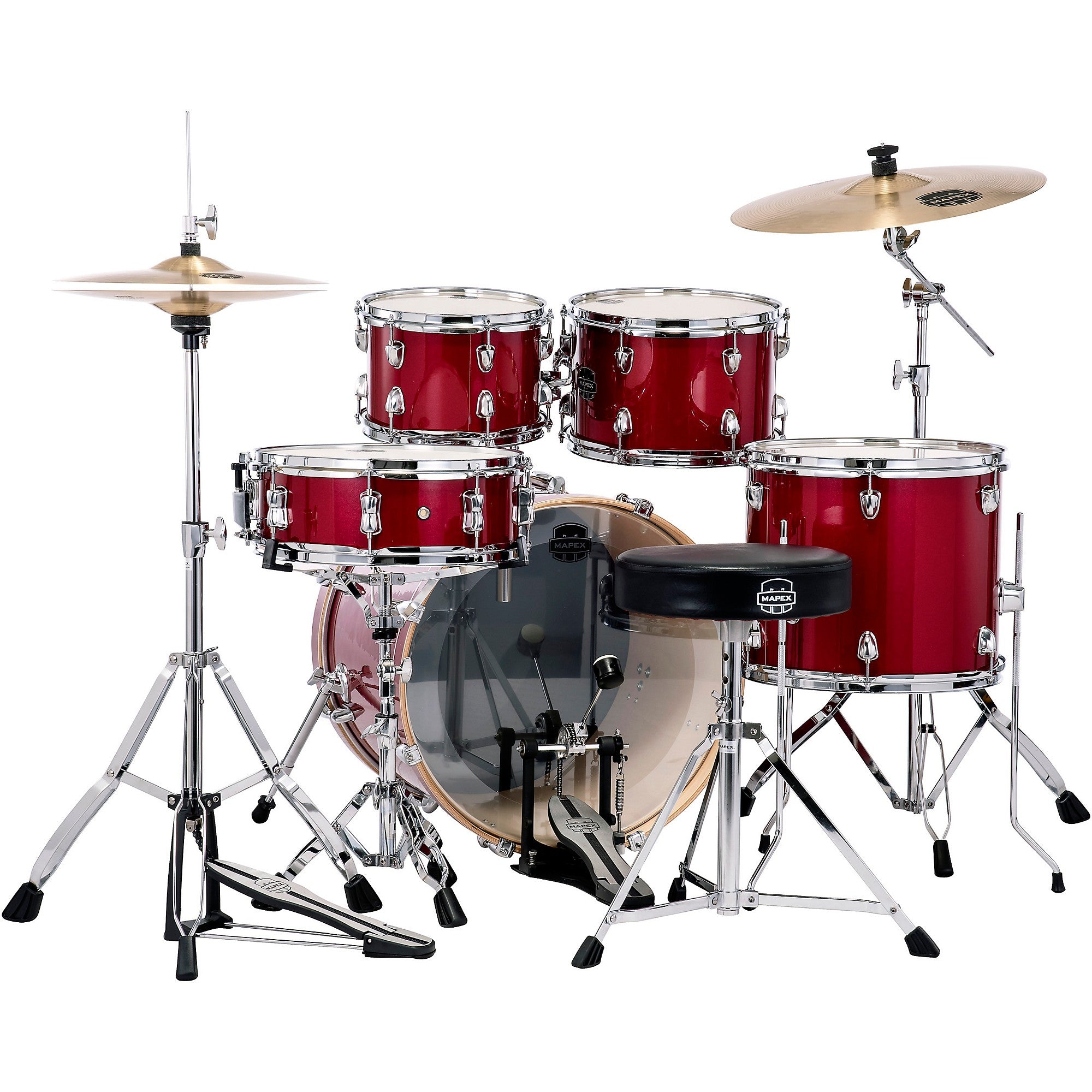 Mapex Venus 5-Piece Fusion Drum Set With Hardware and Cymbals
