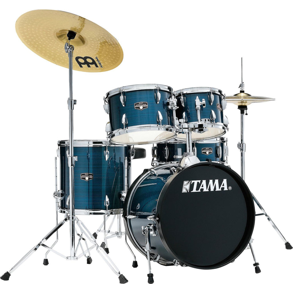 TAMA Imperialstar 5-Piece Complete Drum Set With 18-inch Bass Drum and MEINL HCS Cymbals