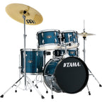 TAMA Imperialstar 5-Piece Complete Drum Set With 18-inch Bass Drum and MEINL HCS Cymbals