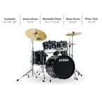 TAMA Imperialstar 5-Piece Complete Drum Set With MEINL HCS cymbals and 20-inch Bass Drum