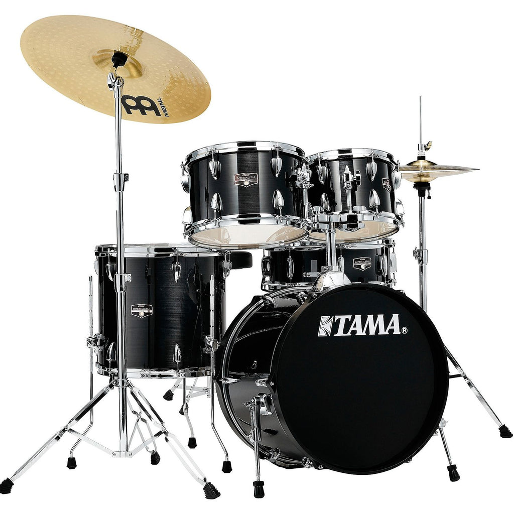 TAMA Imperialstar 5-Piece Complete Drum Set With 18-inch Bass Drum and MEINL HCS Cymbals