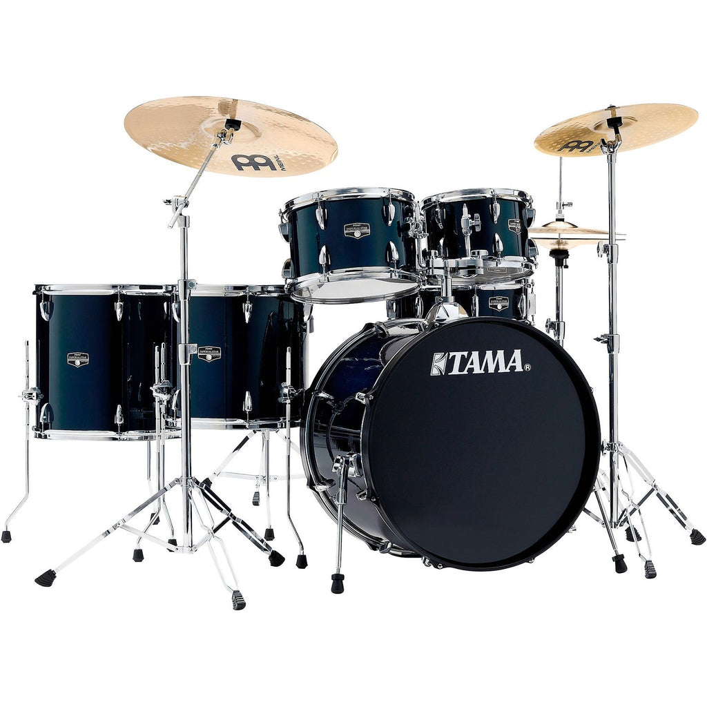 TAMA Imperialstar 6-Piece Complete Drum Set With MEINL HCS Cymbals and 22-inch Bass Drum