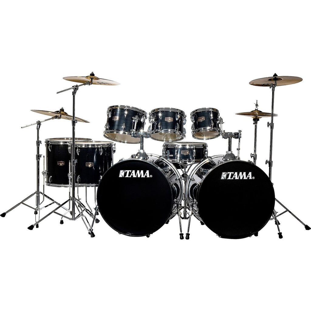 TAMA Imperialstar 8-Piece Double Bass Drum Set With MEINL HCS Cymbals
