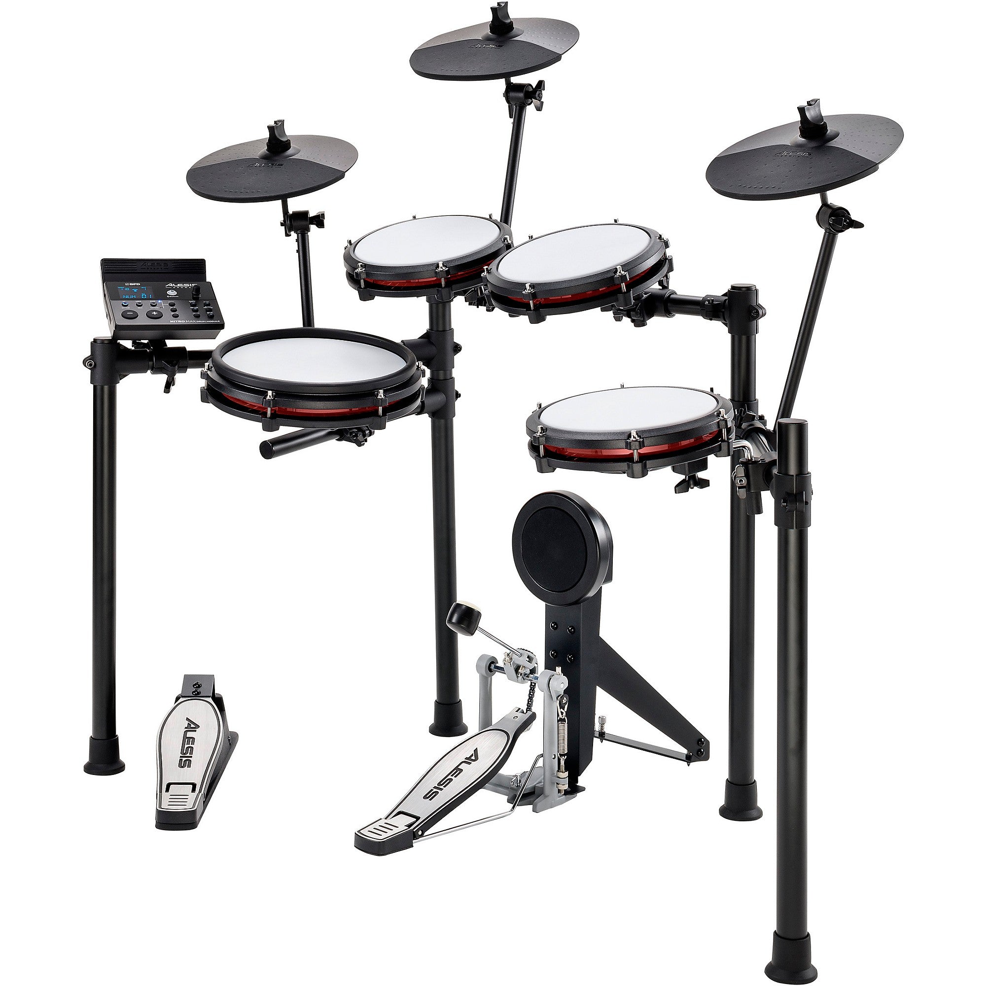 Alesis Nitro Max 8-Piece Electronic Drum Set With Bluetooth and BFD Sounds