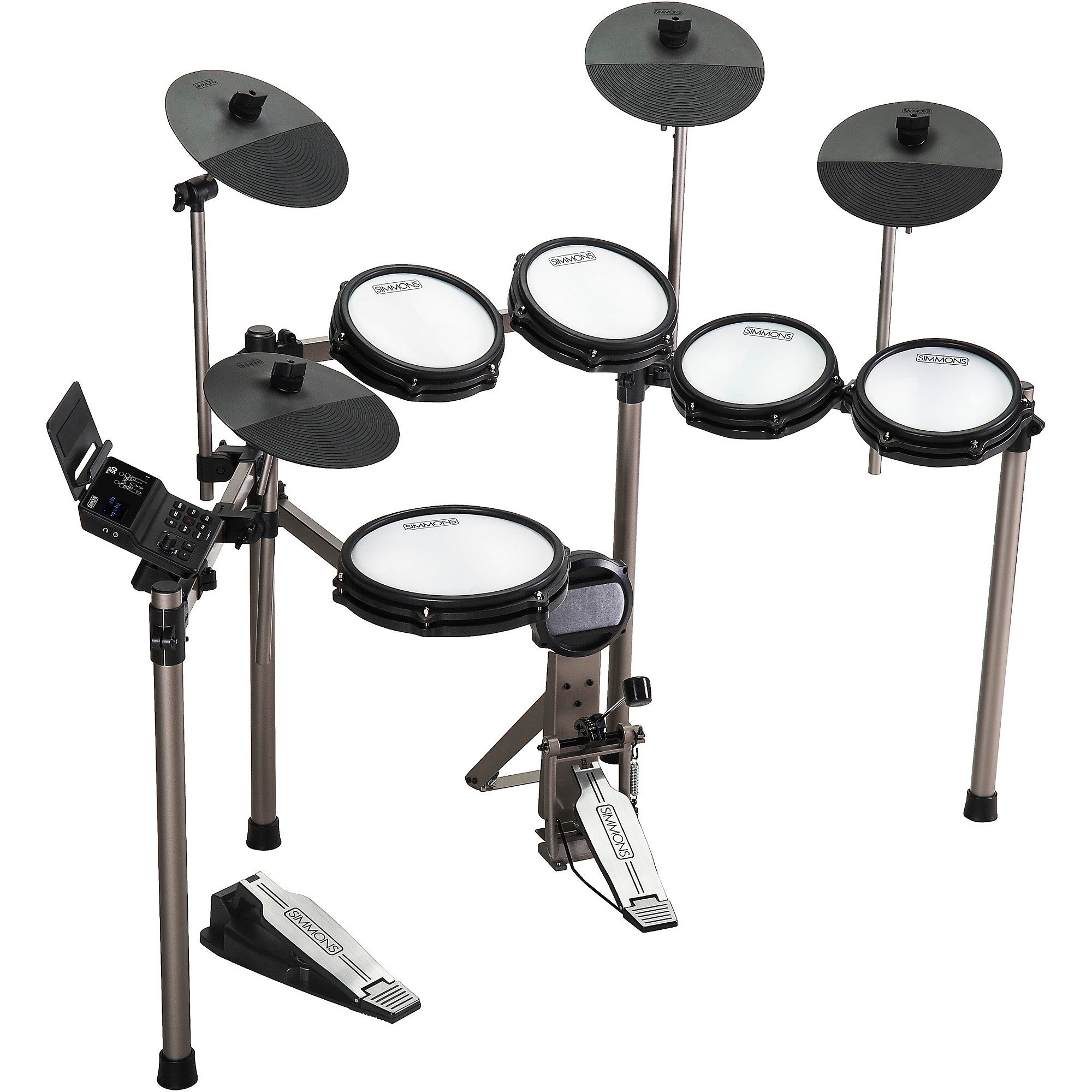 Simmons Titan 50 Expanded Electronic Drum Kit With Mesh Pads and Bluetooth