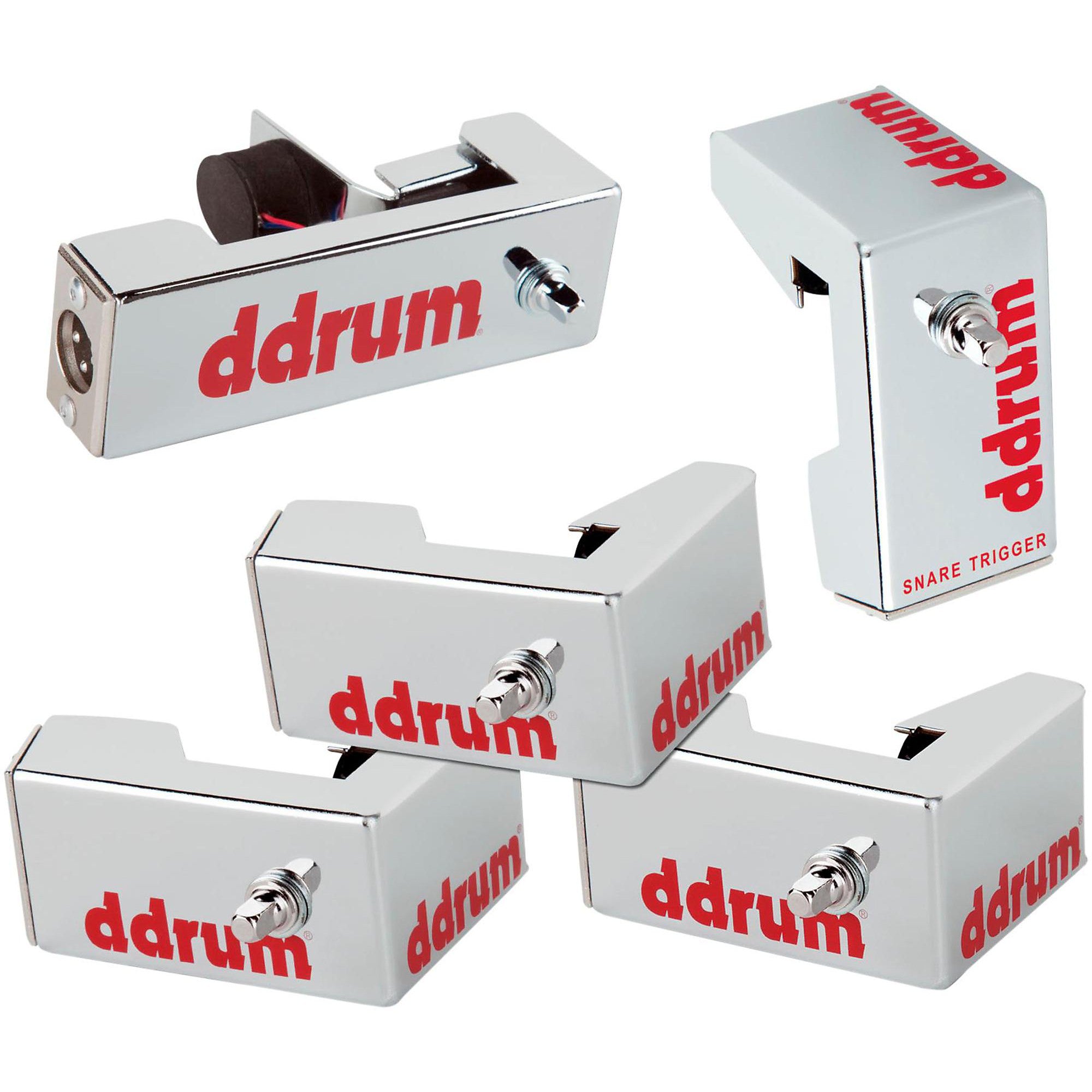 Ddrum Chrome Elite Advanced Engineered Drum Triggers - 5-Piece Set Chrome