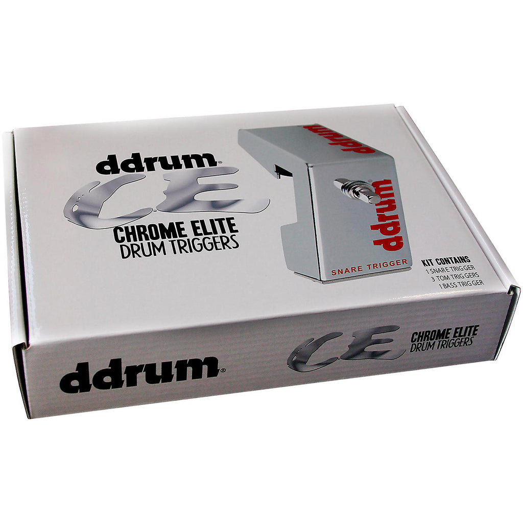 Ddrum Chrome Elite Advanced Engineered Drum Triggers - 5-Piece Set Chrome