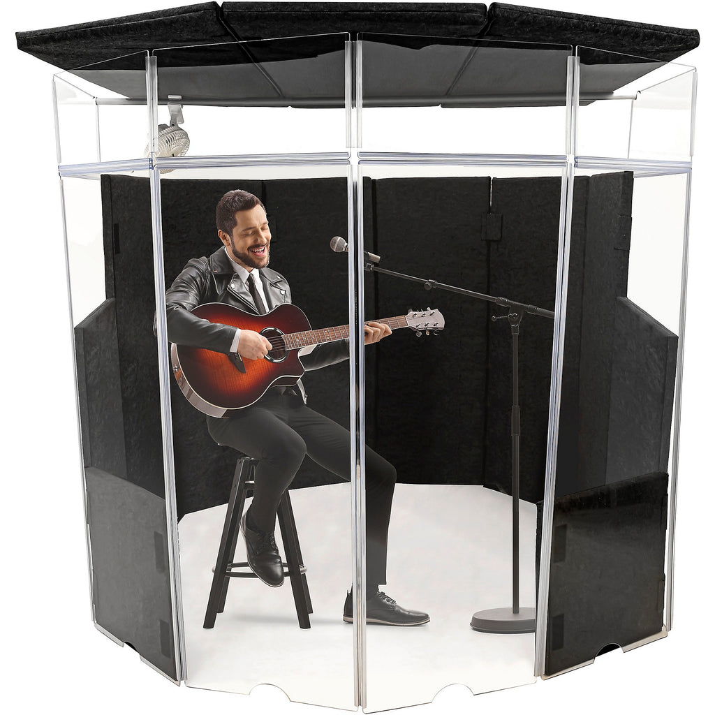 Control Acoustics 6 Foot Acrylic Isolation Booth and Sound Dampening System