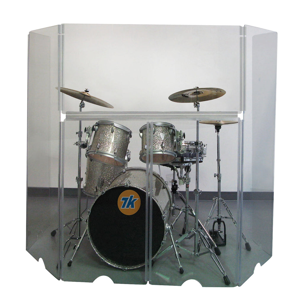 Control Acoustics Acrylic Drum Shield with Removable Front Panel