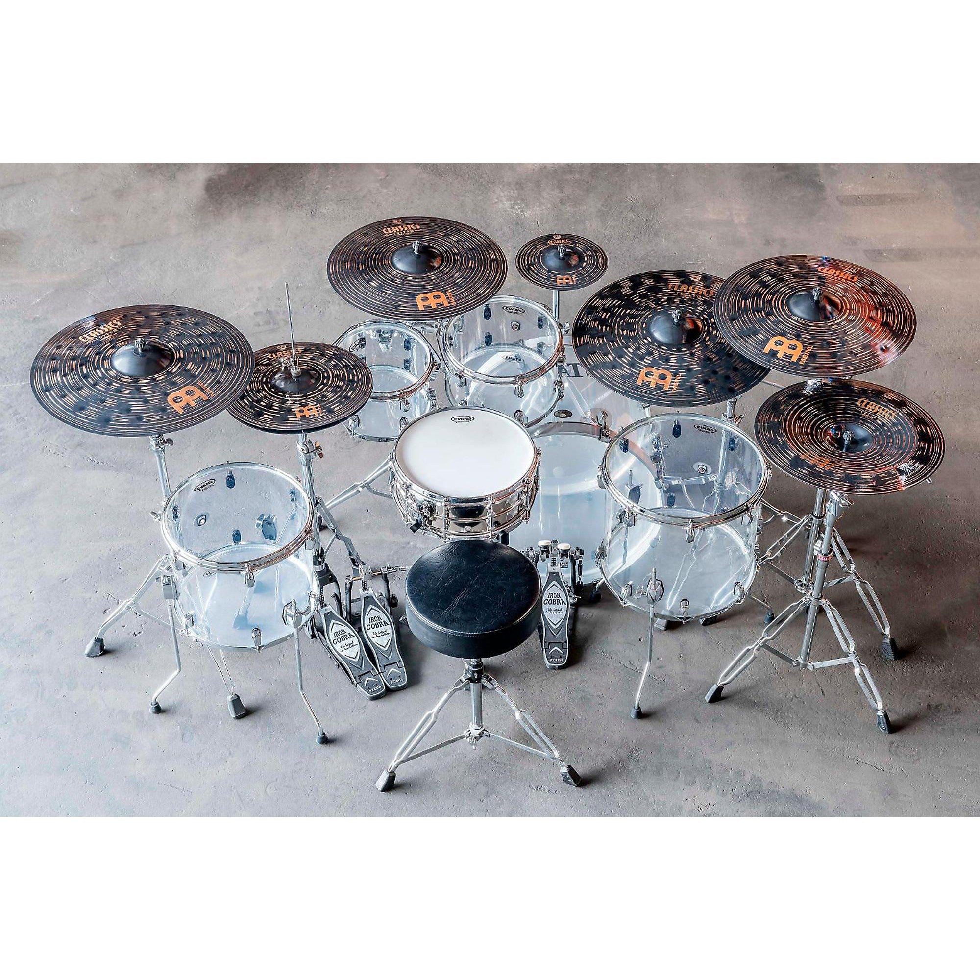 MEINL Classics Custom Dark Hi-Hat Cymbal Pair 15 in.