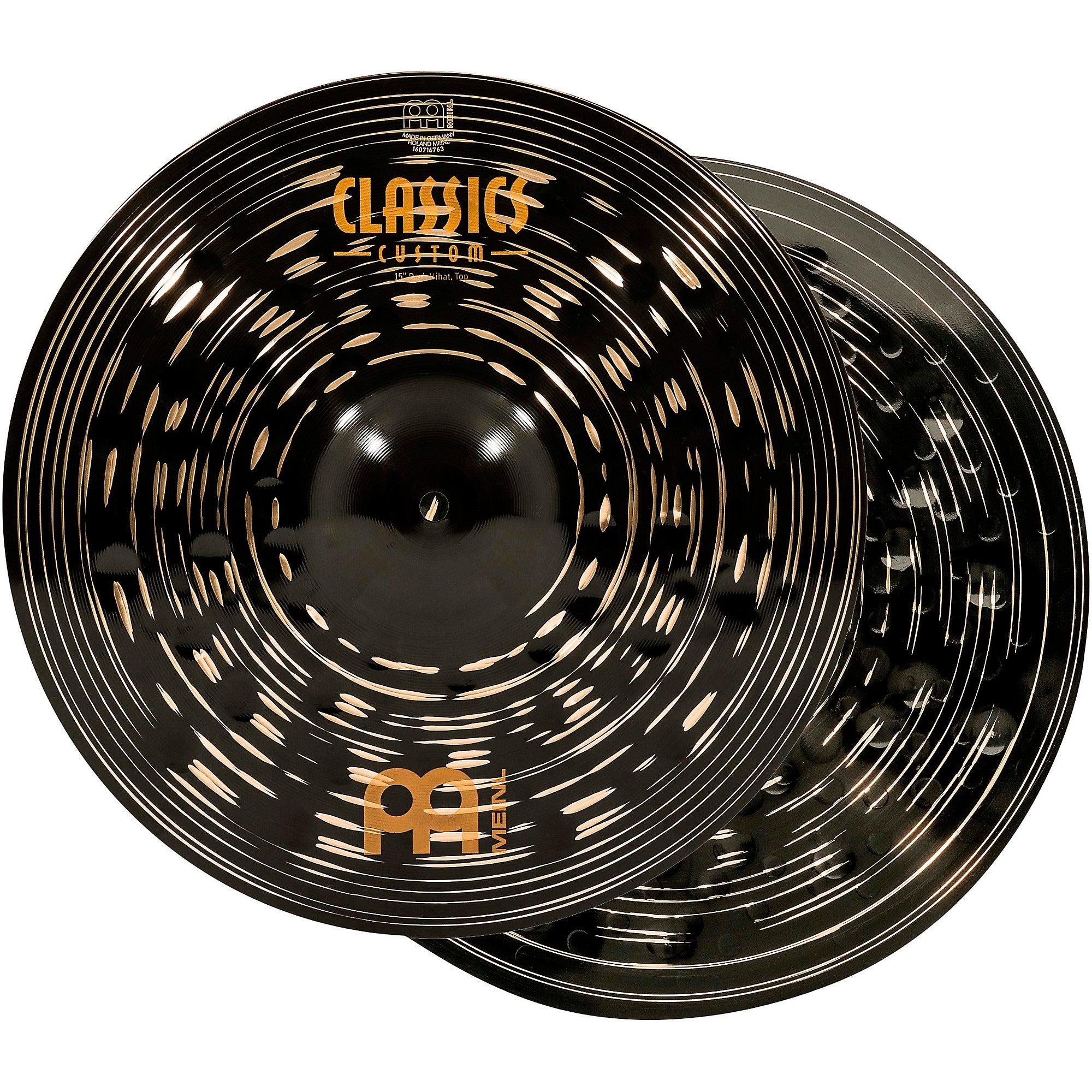MEINL Classics Custom Dark Hi-Hat Cymbal Pair 15 in.