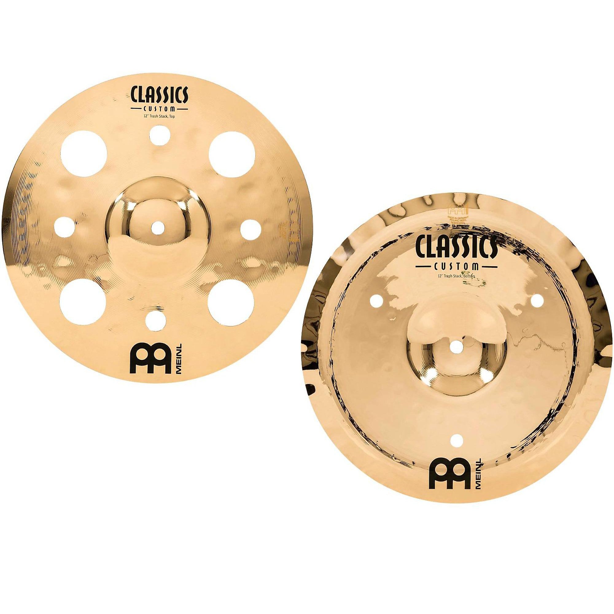MEINL Cymbal Stack Pair with Trash Crash and Trash China