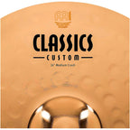 MEINL Classics Custom Medium Crash - Brilliant