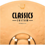 MEINL Classics Custom Medium Crash - Brilliant