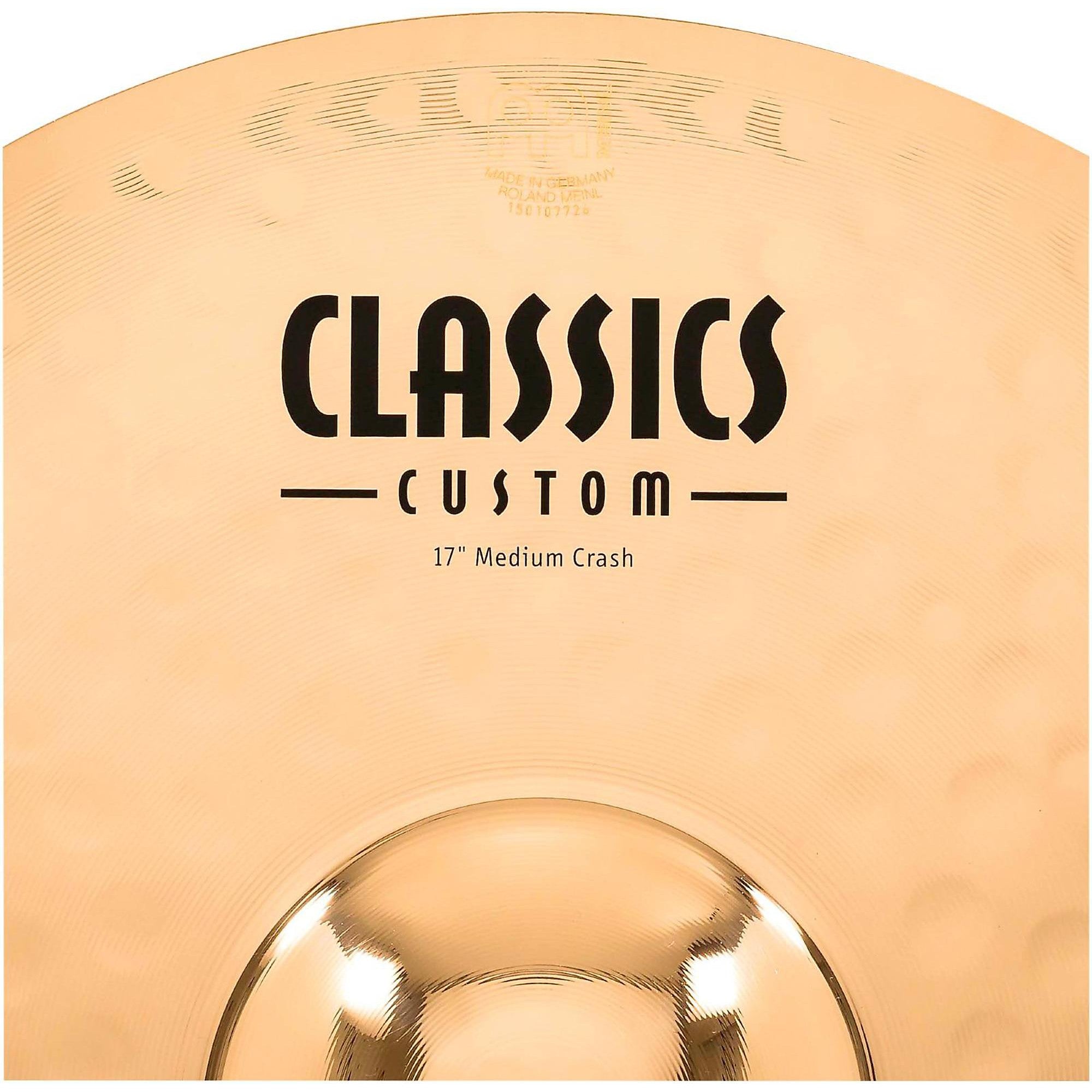 MEINL Classics Custom Medium Crash - Brilliant