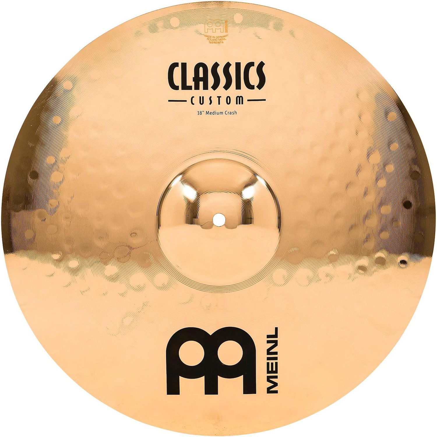 MEINL Classics Custom Medium Crash - Brilliant