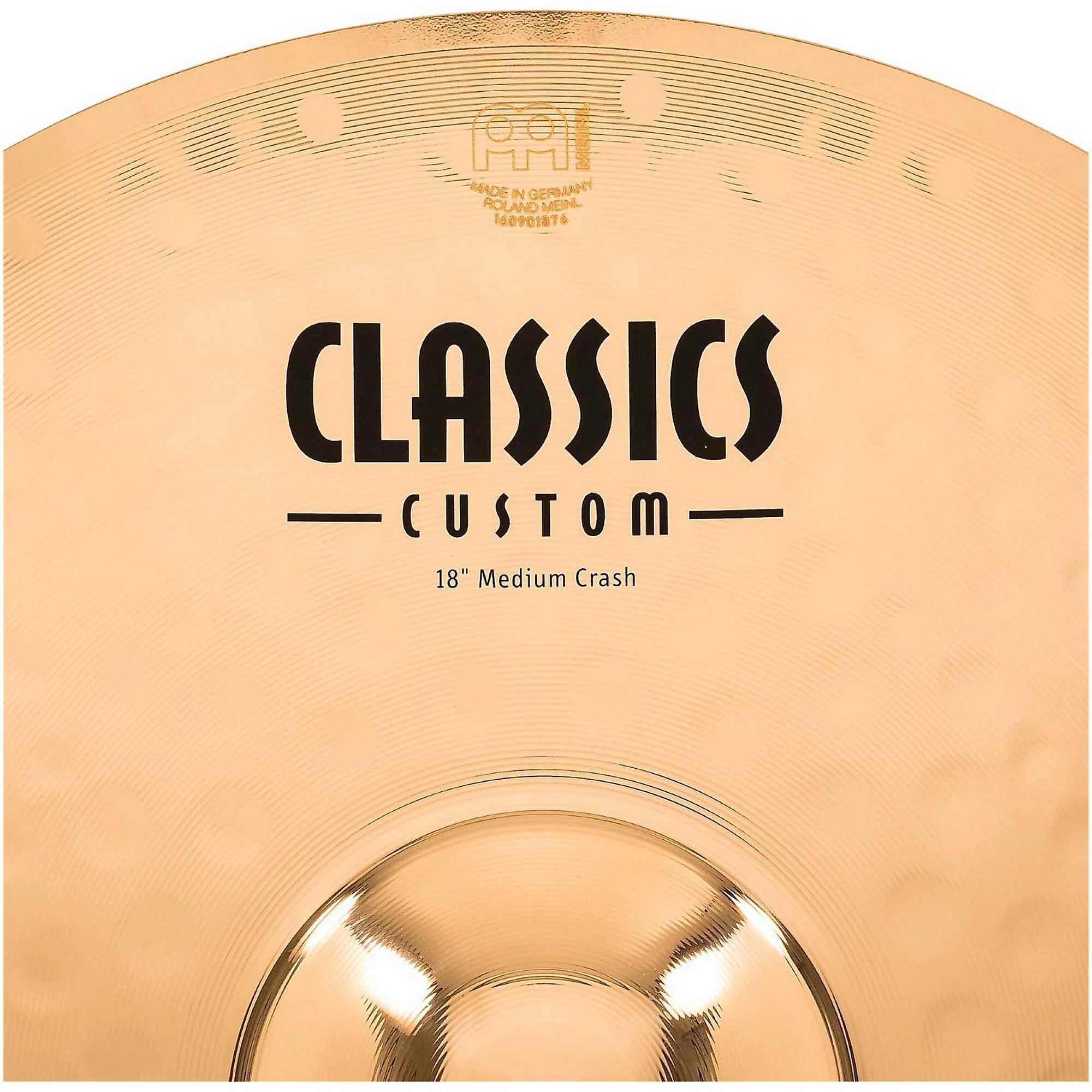 MEINL Classics Custom Medium Crash - Brilliant