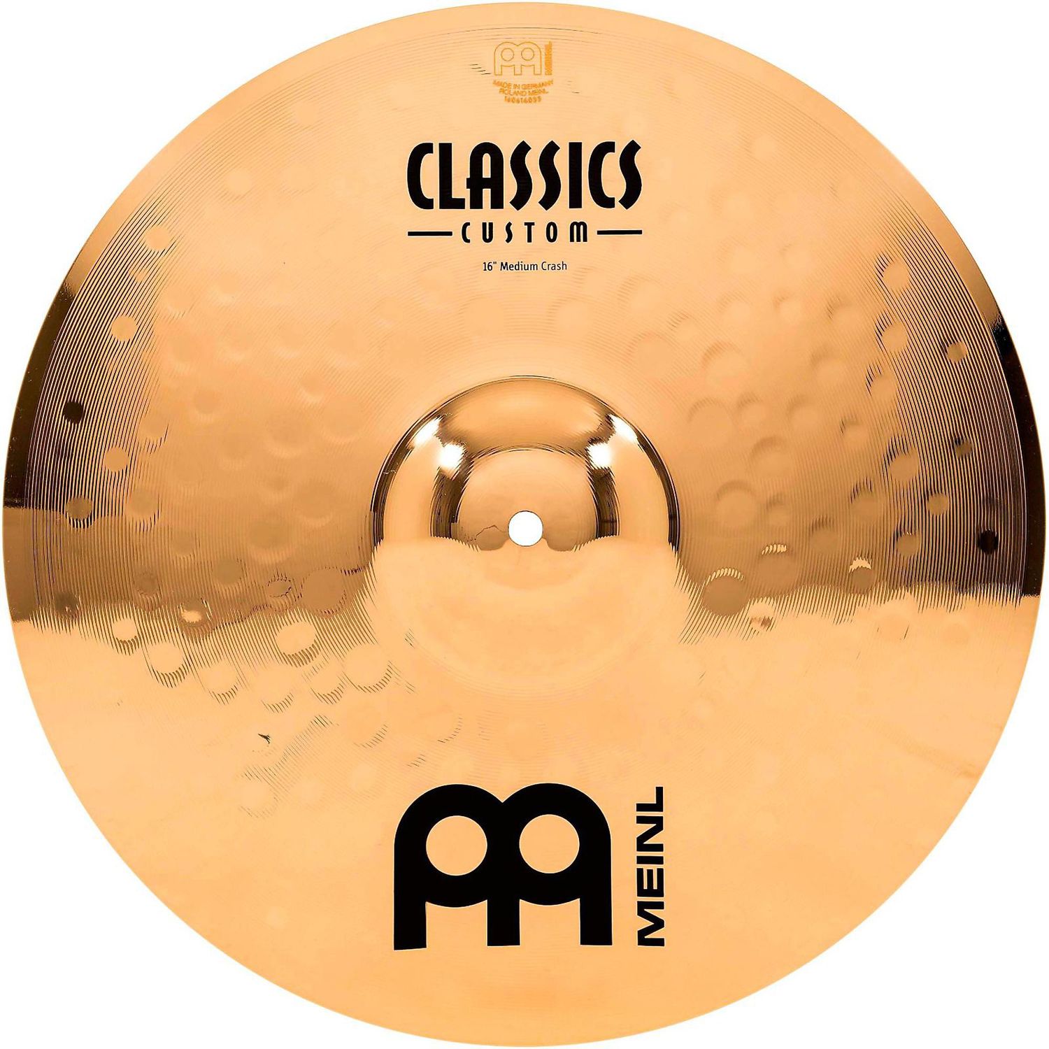 MEINL Classics Custom Medium Crash - Brilliant