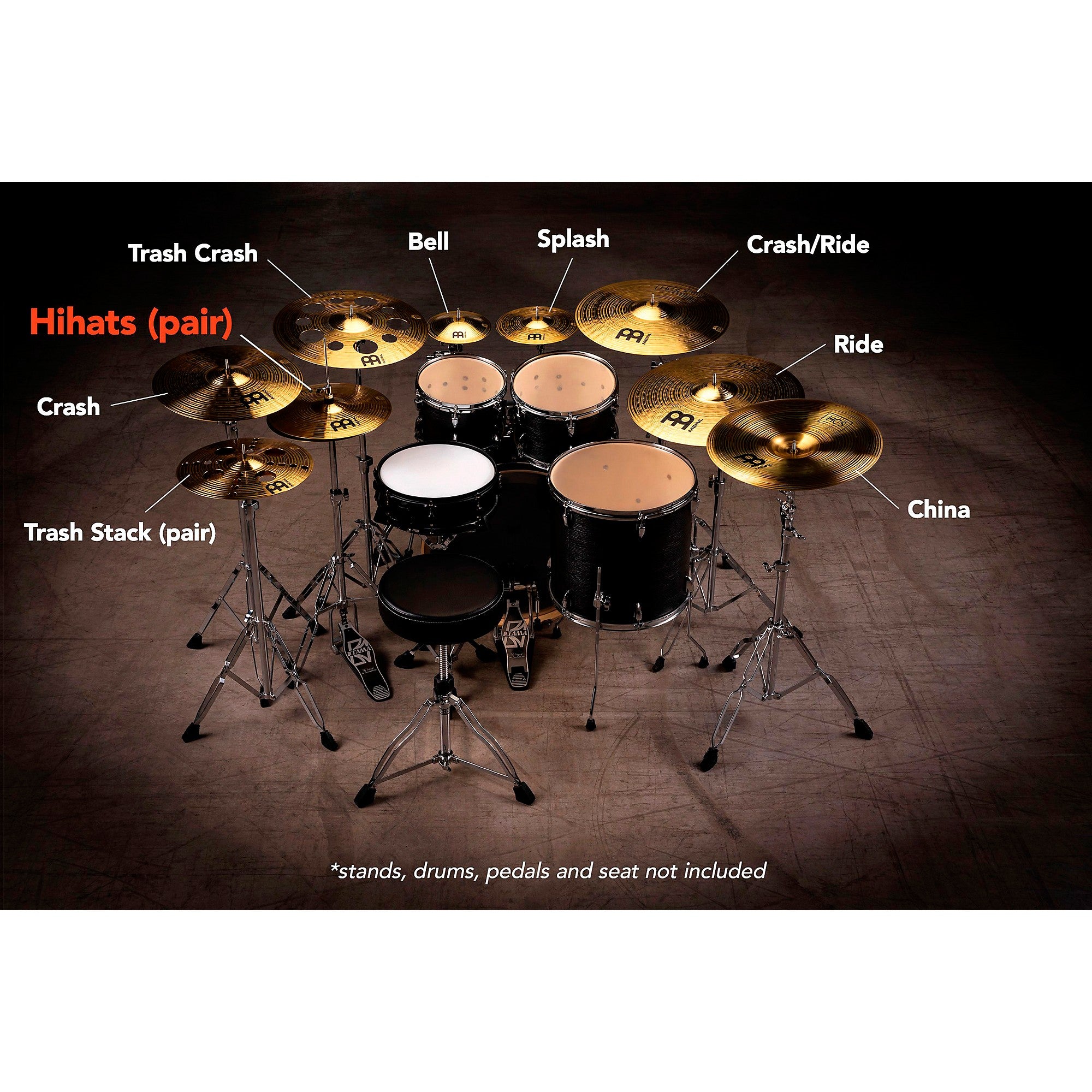 MEINL HCS Hi-Hat Cymbal Pair