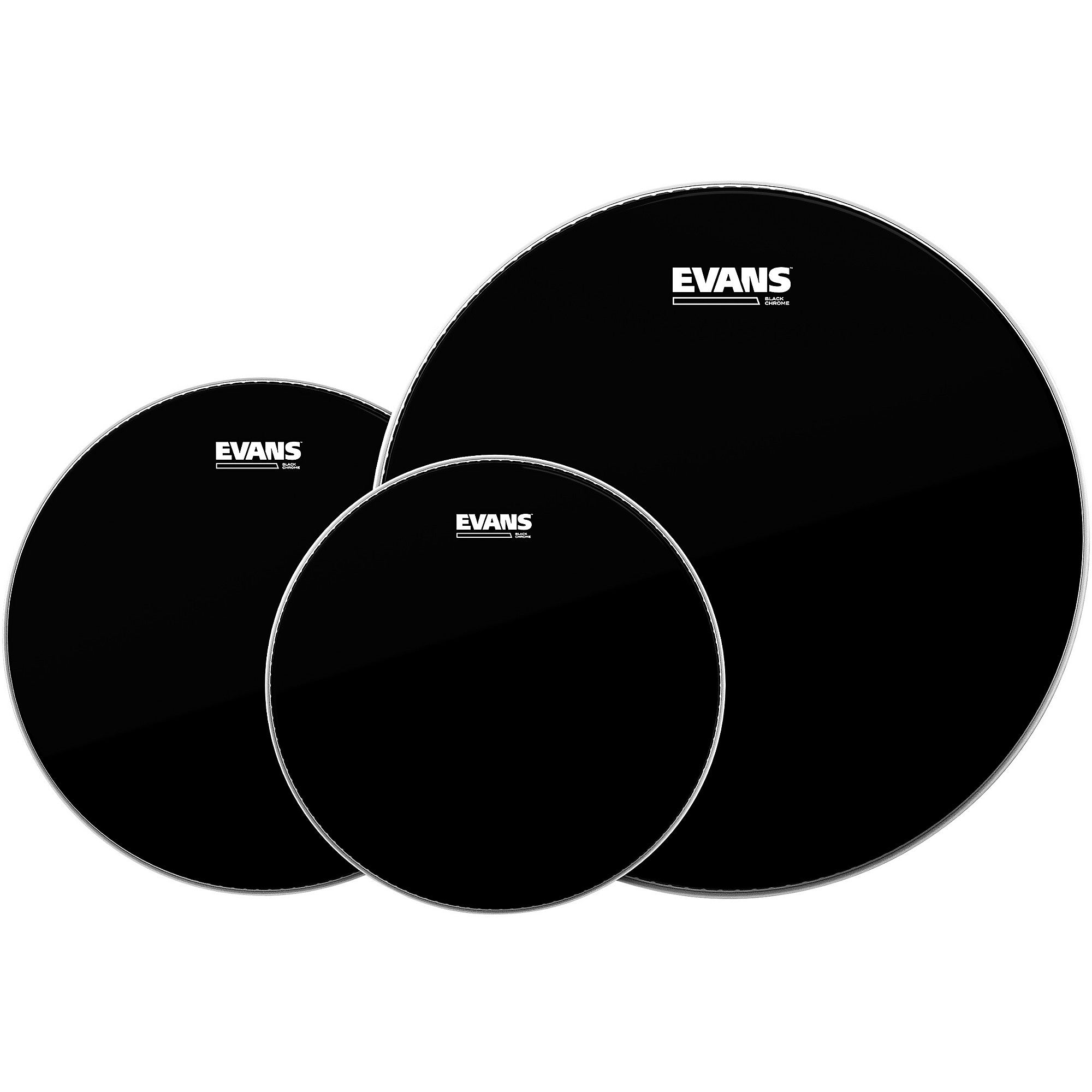 Evans Black Chrome Tom Pack