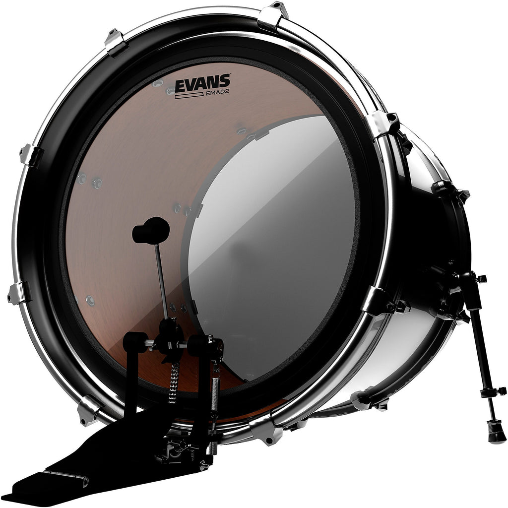 Evans EMAD 2 Clear Batter Bass Drum Head