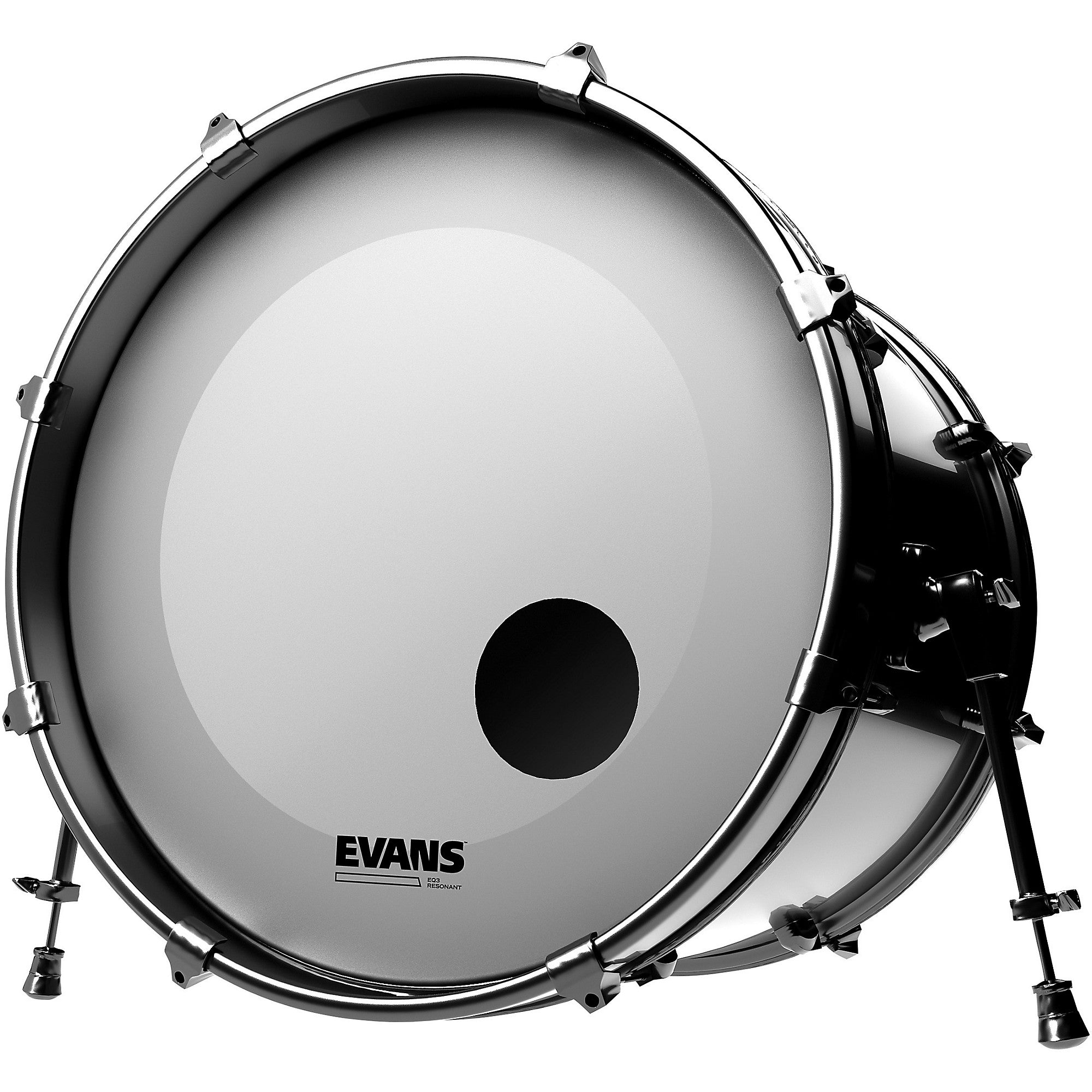 Evans EQ3 Coated White Resonant Bass Drumhead