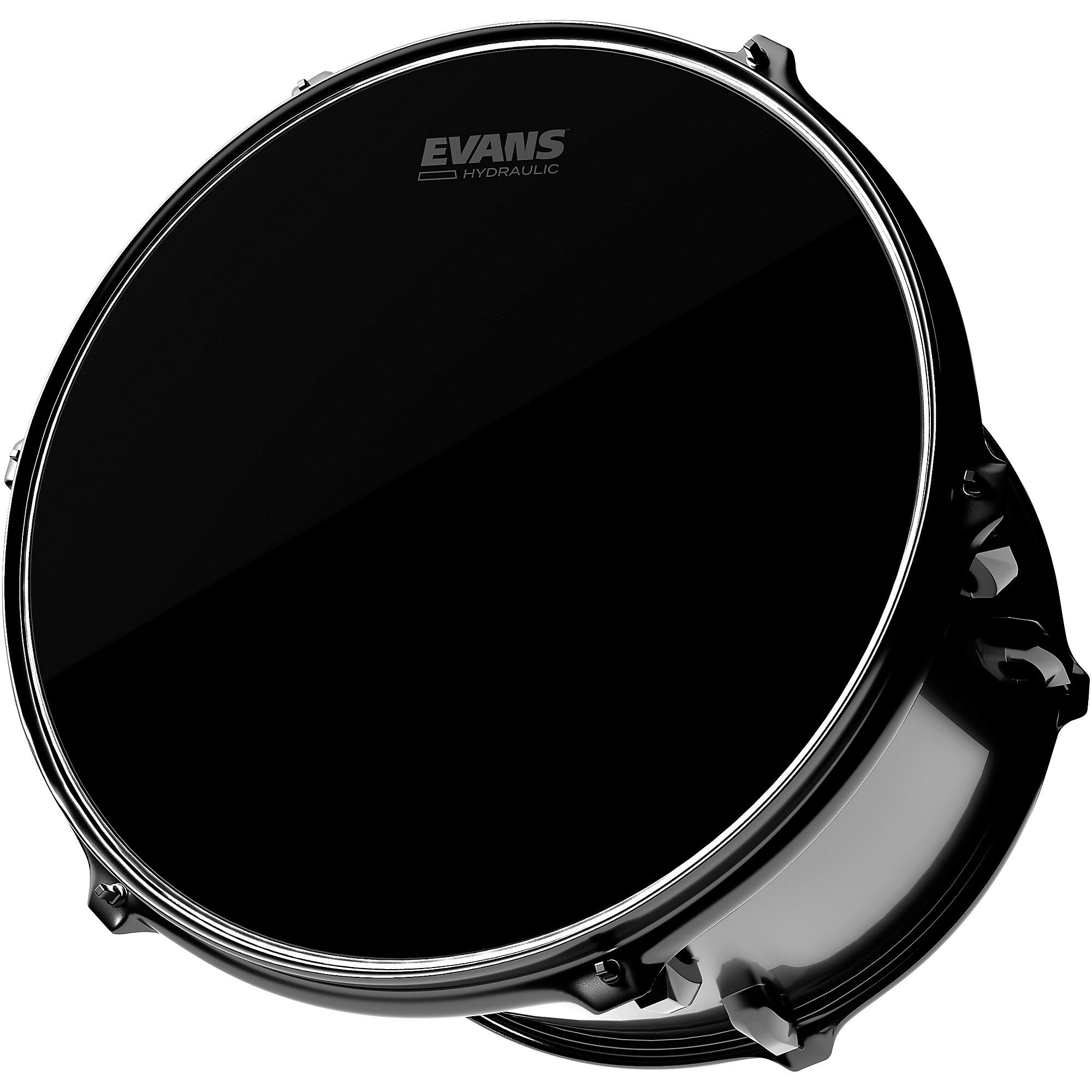 Evans Hydraulic Black Tom Batter Drum Head