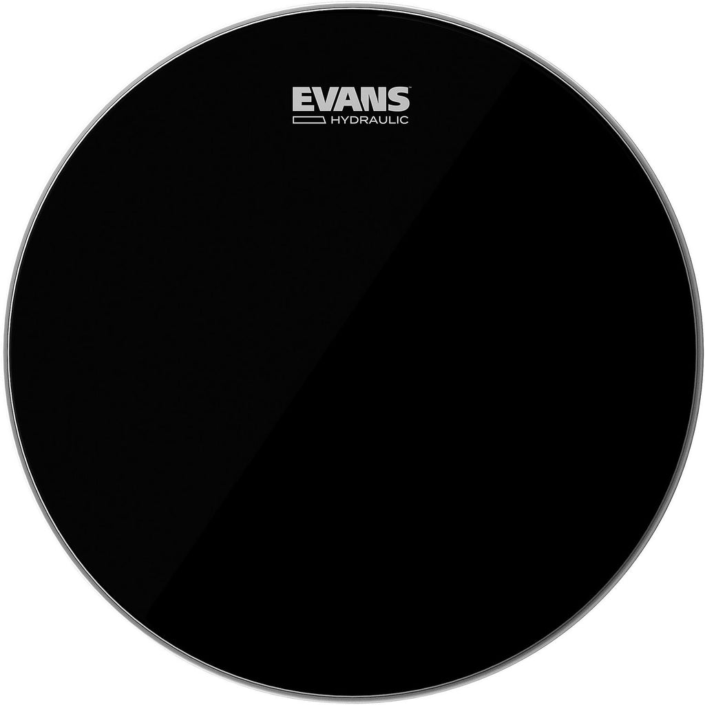 Evans Hydraulic Black Tom Batter Drum Head